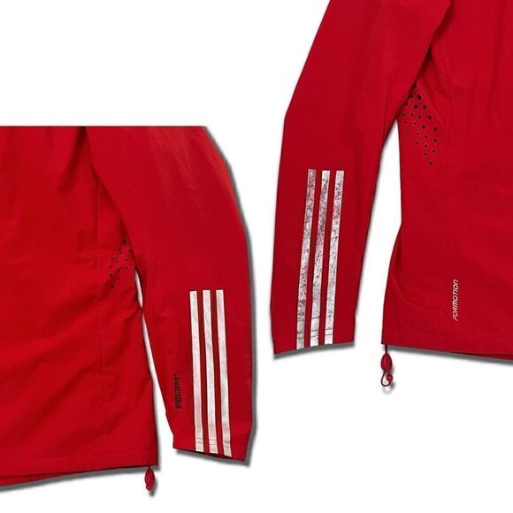 Adidas Red Windstopper Formotion Windbreaker Jacket Sz M - Picture 5 of 11